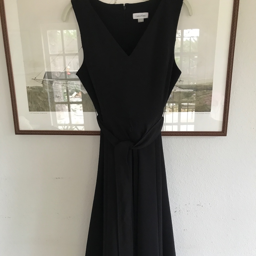 Classic black cocktail dress